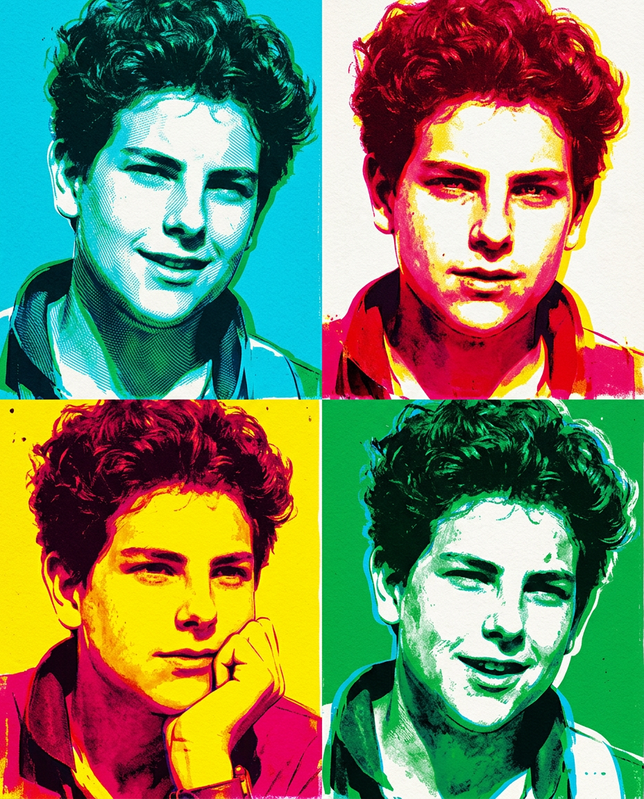Moltiplicazione — studio Pop Art dedicato a Carlo Acutis