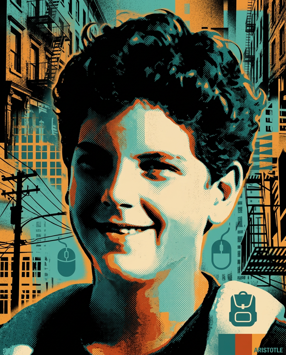 Città — studio Pop Art dedicato a Carlo Acutis