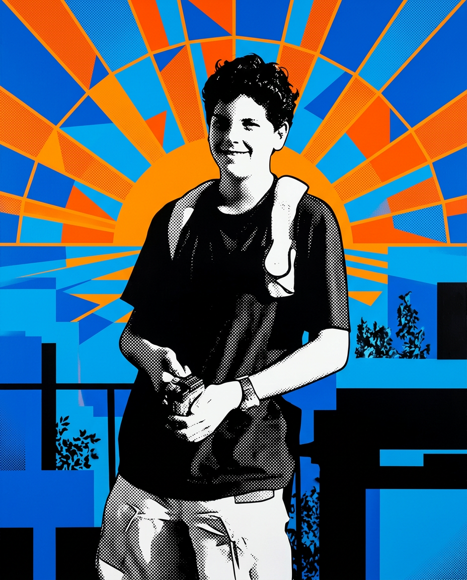 Alba — studio Pop Art dedicato a Carlo Acutis